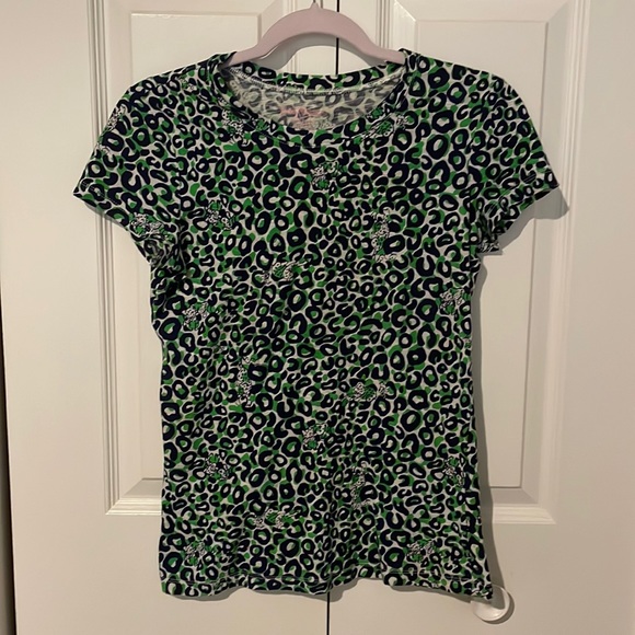 Lilly Pulitzer Cheetah Tshirt - Picture 1 of 4